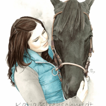 Portrait nach Foto, Portrait vom Foto, Portrait malen lassen, Aquarell malen
