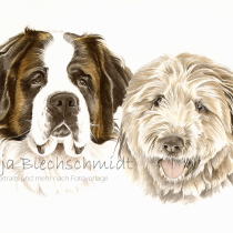 Portrait nach Foto, Portrait vom Foto, Portrait malen lassen, Aquarell malen
