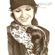 Portrait nach Foto, Portrait vom Foto, Portrait malen lassen, Aquarell malen