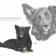 Portrait nach Foto, Bleistiftzeichnung, Aquarell, Portrait zeichnen