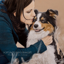Portrait nach Foto, Pastellzeichnung, Auftragsarbeit, Portrait zeichnen, Zeichenauftrag
